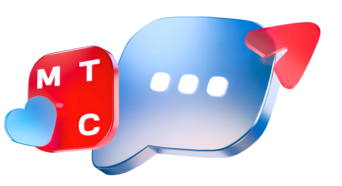 Логотип МТС и иконка диалога